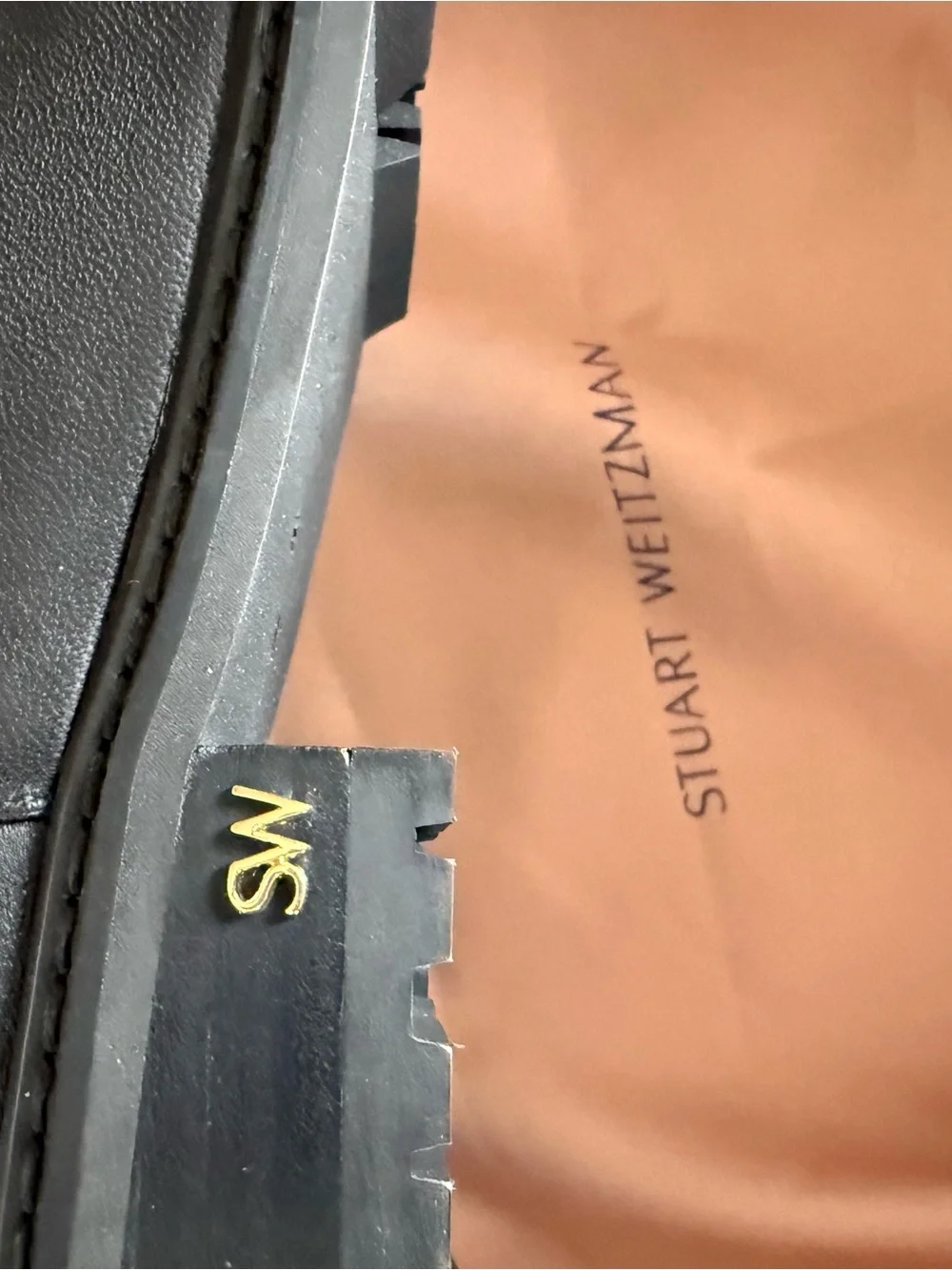 Stuart Weitzman Black City Knee High Leather Boots